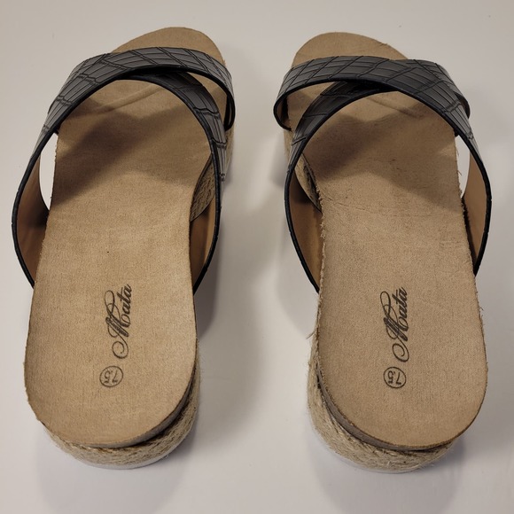 Mata Women's Priscilla Platform Espadrille Sandals Size 7.5 - Picture 4 of 9